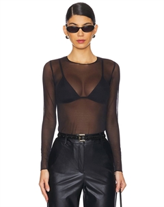 Шикарная сетчатая футболка с длинными рукавами, черный Commando