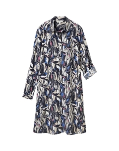 Платье рубашка Shirt Dress, цвет night blue/royal blue Tom tailor