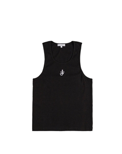 Топ anchor embroidery tank top, черный Jw anderson