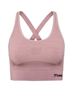 Бесшовный спортивный топ Cleaa, розовый Hummel