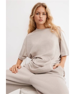 Футболка оверсайз, серый H&m