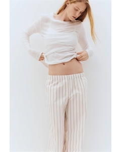 Хлопковые брюки, белый H&m