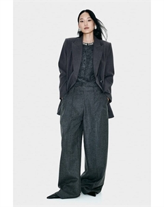 Кардиган со стразами, серый H&m