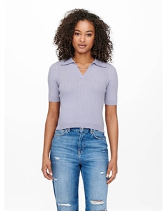 Футболка V Ausschnitt ONLNIMONE, фиолетовый Only