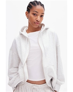 Куртка худи оверсайз, серый H&m