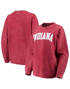 Женские чулки Pressbox Crimson Indiana Hoosiers с удобным шнурком в винтажном стиле, базовый пуловер с аркой, толстовка Unbranded