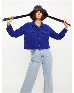 Прямая бархатная Женская рубашка с длинным рукавом и застежкой спереди на пуговицах Xside