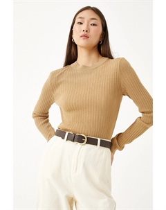 Женский свитер из верблюжьей шерсти, бежевый Koton