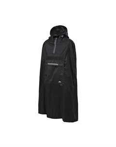 Водонепроницаемое пончо Qikpac с капюшоном, черный Trespass
