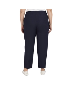 Брюки больших размеров Allure с застежкой до щиколотки, синий Alfred dunner