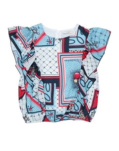 Топ, небесно-голубой Liu jo