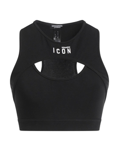 Топ, черный Dsquared2