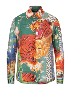 Рубашка, зеленый Dsquared2