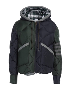 Пуховик, темно-зеленый Thom browne