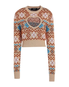 Свитер, коричневый Dsquared2