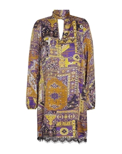 Платье, фиолетовый 8 by yoox