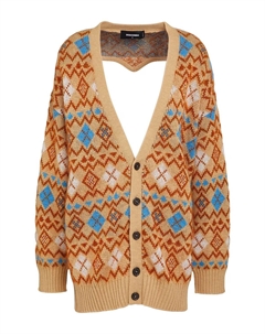 Кардиган, песочный Dsquared2