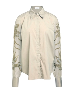 Рубашка, хаки Brunello cucinelli