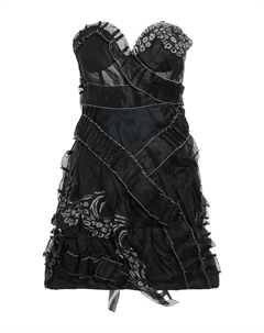 Платье, черный Ermanno scervino