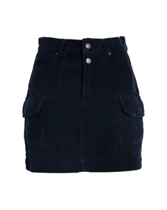 Юбка, синий Topshop