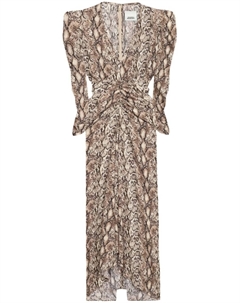 Платье миди Albini, нейтральный цвет Isabel marant