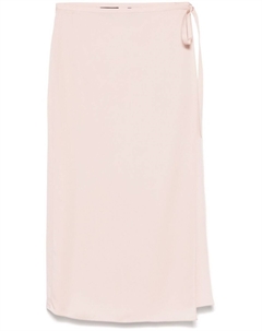 Юбка-миди с запахом, розовый Theory