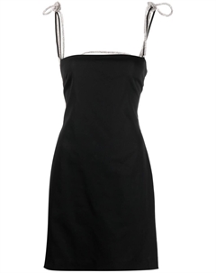 Платье мини со шнуровкой, черный Giuseppe di morabito