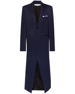 Длинное пальто с декоративным платком, синий Jw anderson