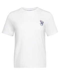 Футболка с принтом и вышитым логотипом Anchor, белый Jw anderson