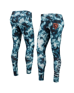 Женские леггинсы FOCO Navy Chicago Bears с принтом тай-дай Unbranded