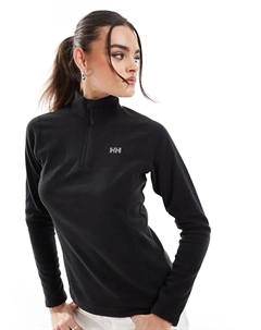Флисовая кофта Daybreaker с застежкой-молнией 1/2 черного цвета Helly hansen