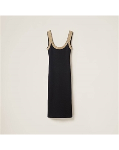 Кашемировое платье, черный Miu miu