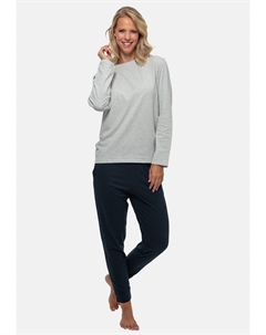 Пижамный комплект, темно-синий Schiesser