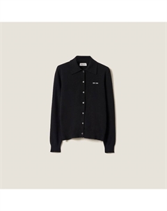 Кашемировый кардиган, черный Miu miu