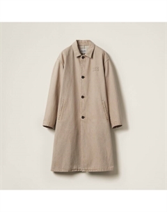 Джинсовое пальто, бежевый Miu miu