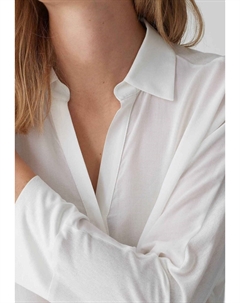 Блузка на пуговицах FLAVENA, белый Opus