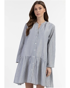 Платье-рубашка LANGARM, темно-синий Dreimaster