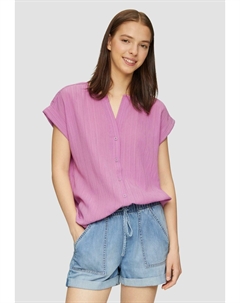 Блуза MIT STRUKTURMUSTER, фиолетовый Qs