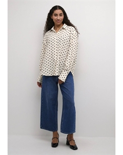 Блузка на пуговицах, белый Kaffe