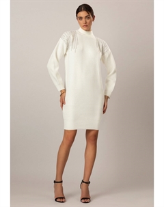 Платье-джемпер, белый Apart