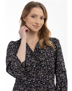 Дневное платье MIT BLUMENPRINT, черный Usha