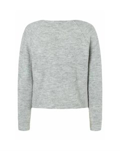 Джемпер WITH DRAPE, цвет Mottled Light Grey More&more