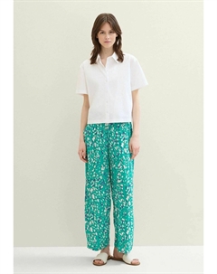 Брюки FLIESSENDE CULOTTE DENIM, зеленый Tom tailor
