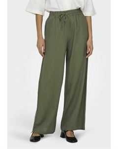 Брюки MIT WEITEM BEINSCHNITT LOCKER, хаки Jdy