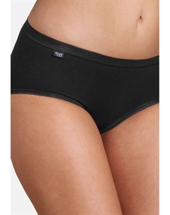 Брюки 4 PACK BASIC + MIDI SLIP, черный Sloggi