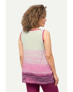 Топ GRADIENT STRIPED TANK, розовый Ulla popken