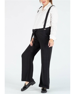 Брюки MATERNITY WIDE WITH REMOVABLE STRAPS BETTY, черный Cache coeur