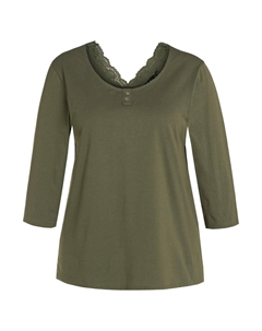 Верх пижамы, хаки Ulla popken