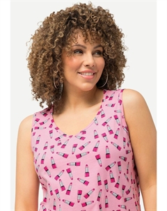 Топ V-NECK TANK , розовый Ulla popken