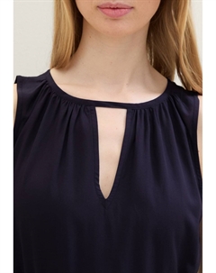 Платье макси, синий Tom tailor